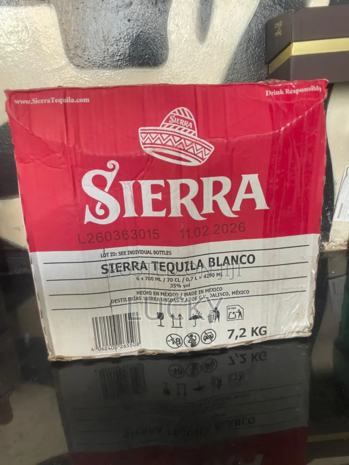 Sierra Tequila Silver - Original Bottle