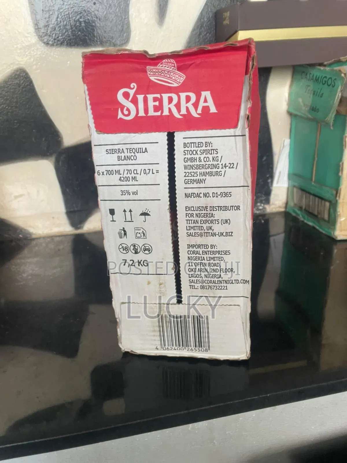 Sierra Tequila Silver - Original Bottle