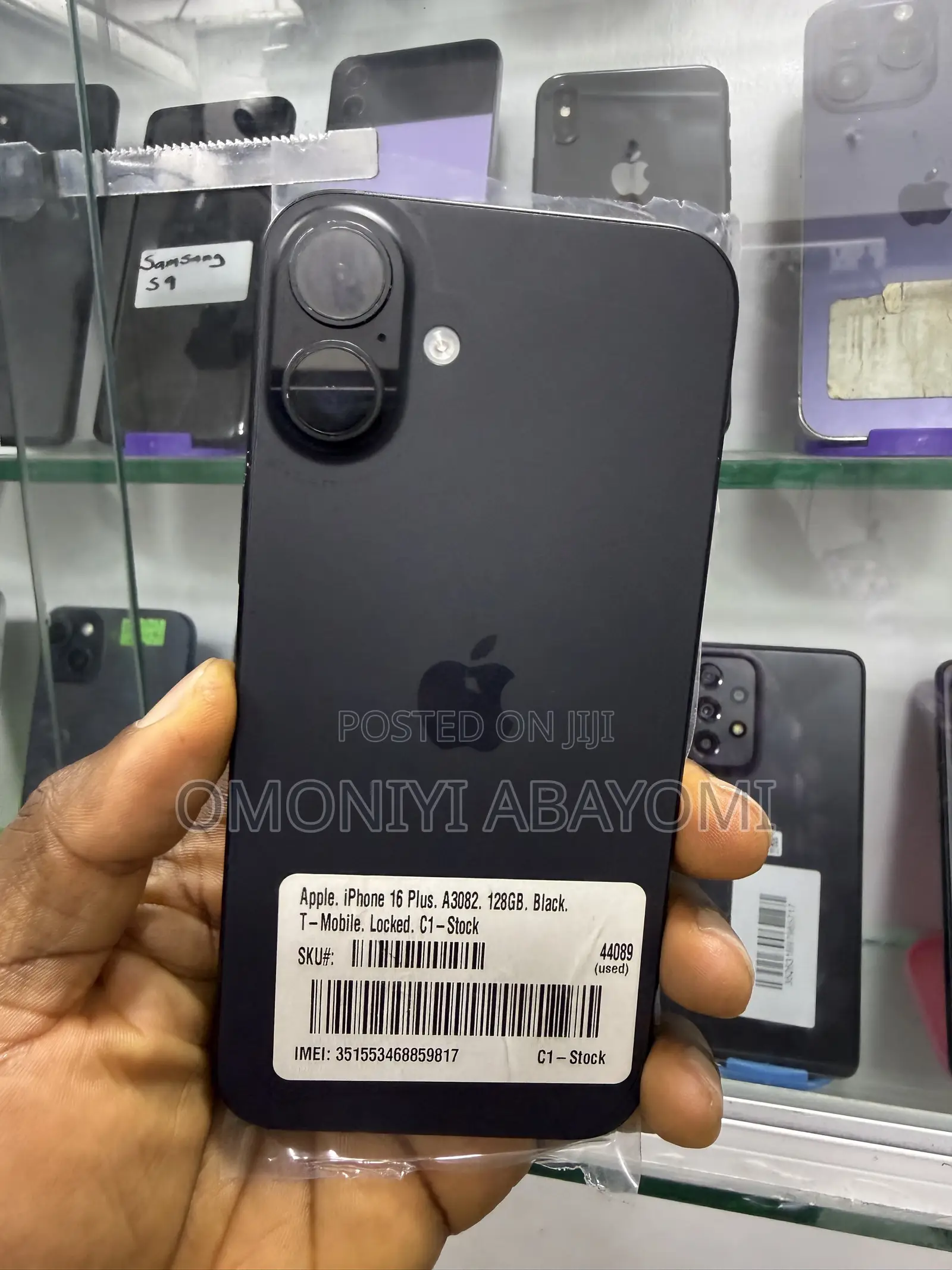 Apple iPhone 16 Plus 128 GB Black