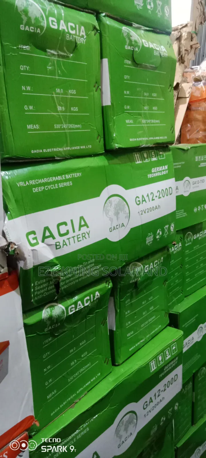 200ah Gacia Battery