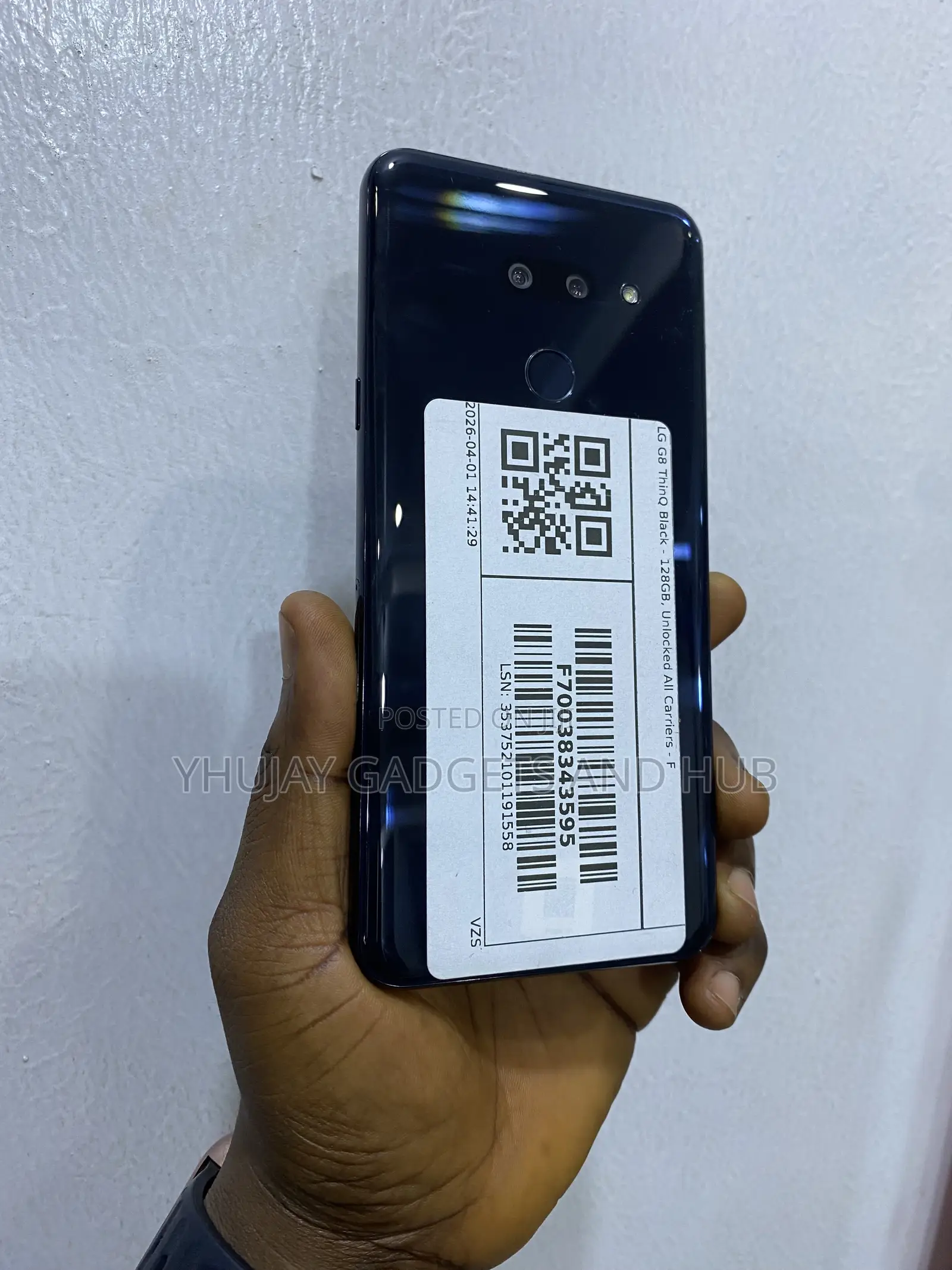 LG G8 Thinq 128 GB Black