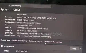 Laptop Dell Latitude 5289 16GB Intel Core i7 SSD 512GB