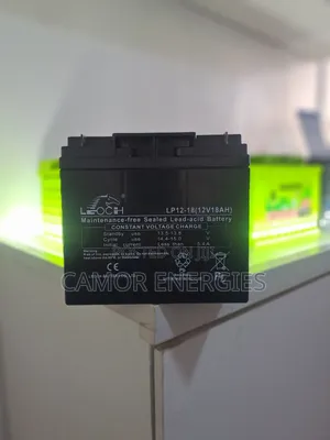 Leoch 12V, 18Ah Lead-Acid Battery | for UPS, Solar Generator,