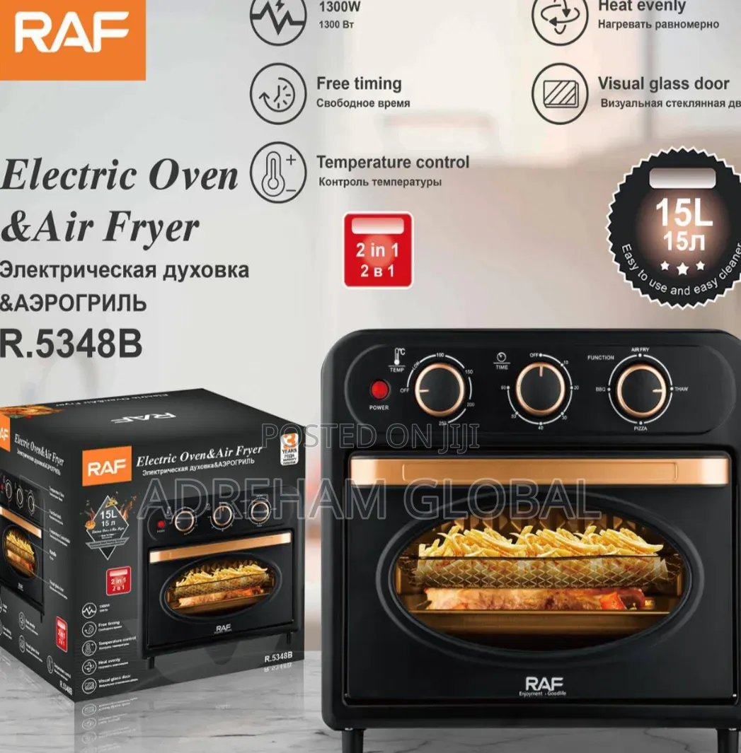 Raf 2in1 Electric Oven and Airfryer 15liters