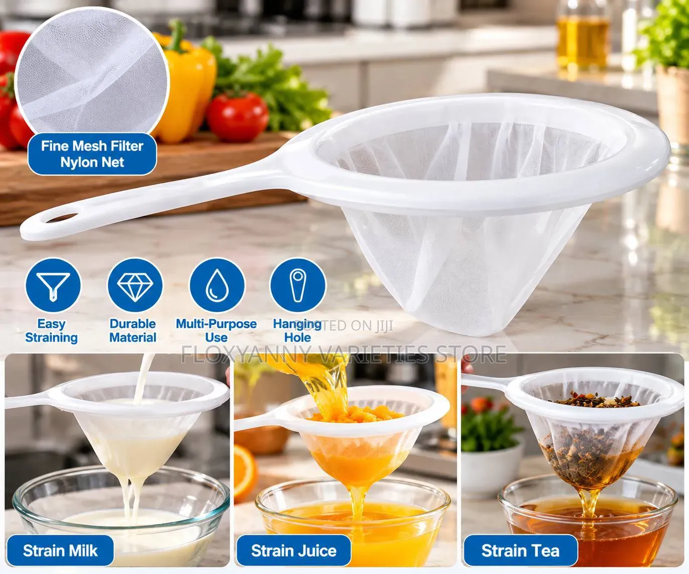 Fine Mesh Kitchen Strainer