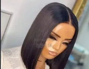 10"inches Straight Bob Wig With Closure