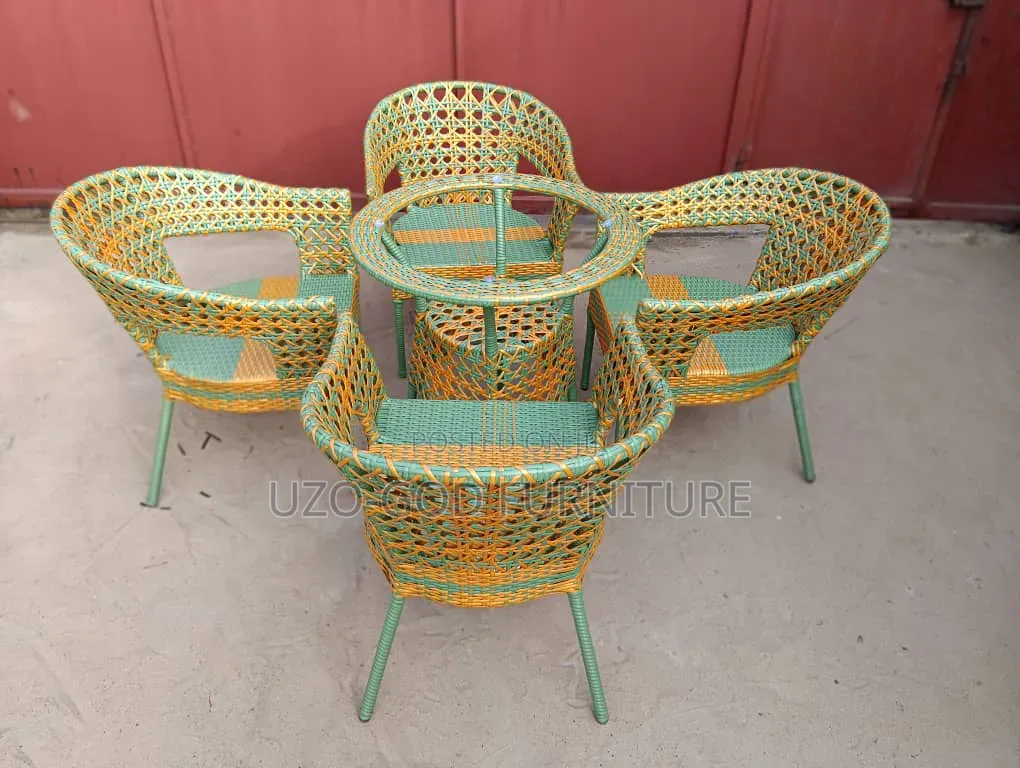 Me and You Rattan Chairs and Table