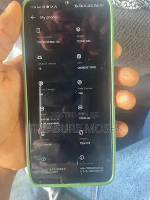 Tecno Spark 10C 128 GB Black