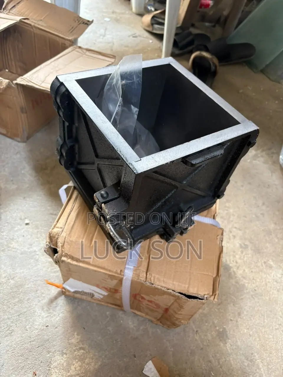 Iron Concrete Test Cube