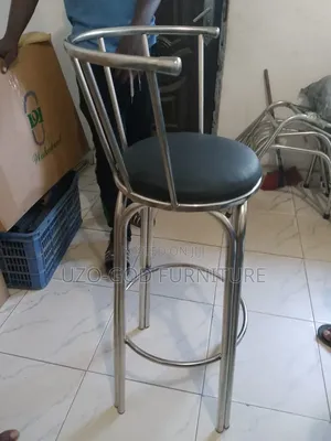 Long Bar Stool With Back Rest