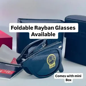 Foldable Rayban Glasses Comes With a Mini Box