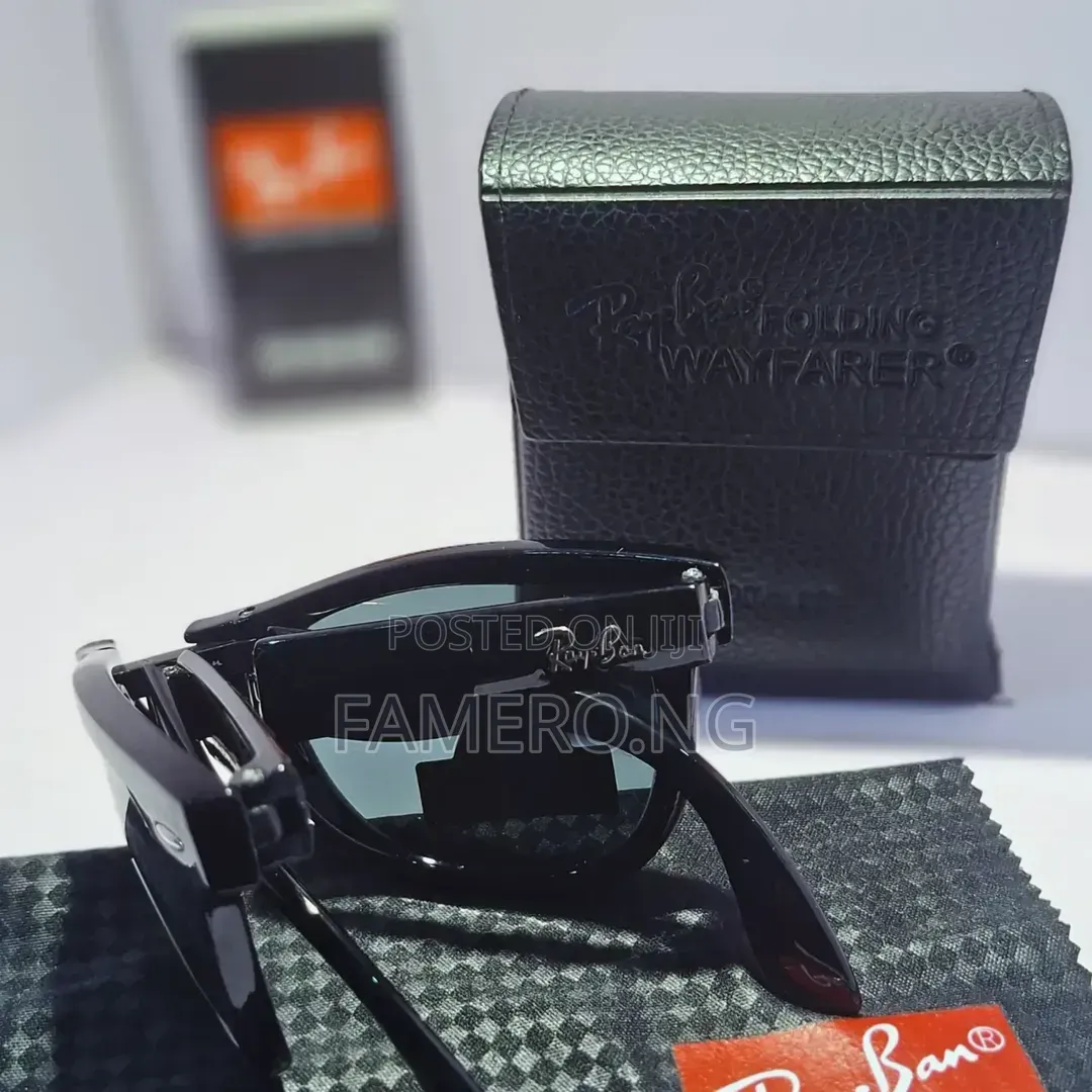 Foldable Rayban Glasses Comes With a Mini Box