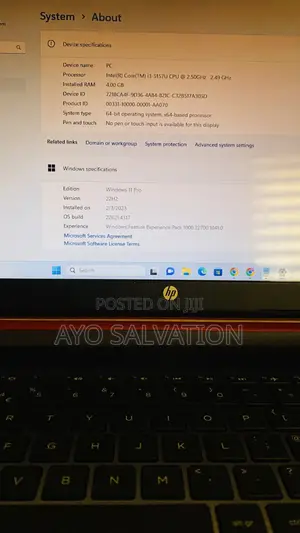 Laptop HP Pavilion 13 4GB Intel Core i3 SSD 128GB