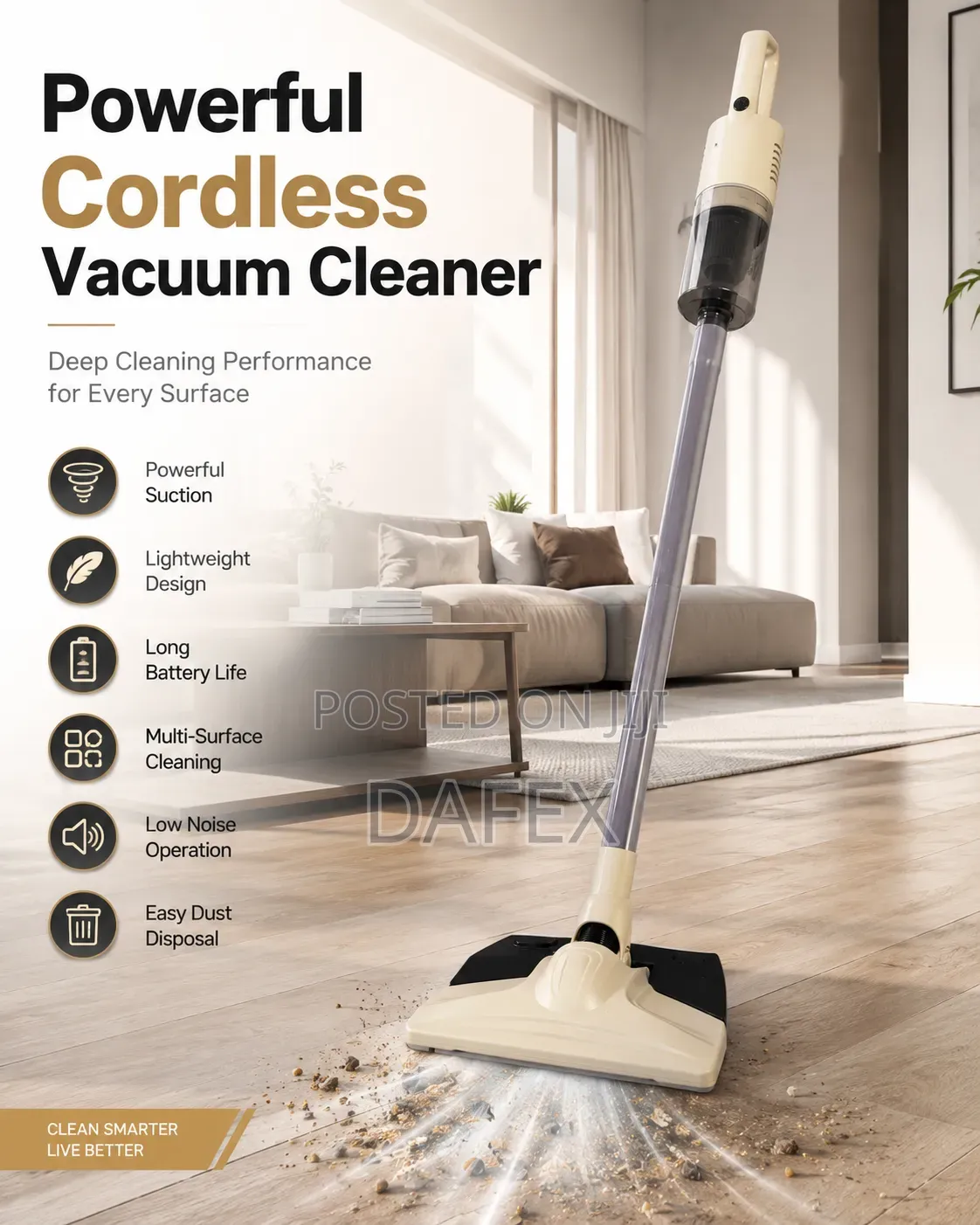 Portable Rechargeable Vacuum Cleaner