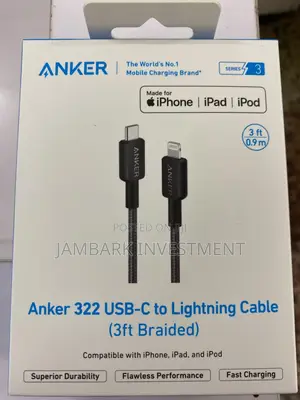 Anker 322 USB-C to Lightning Cable