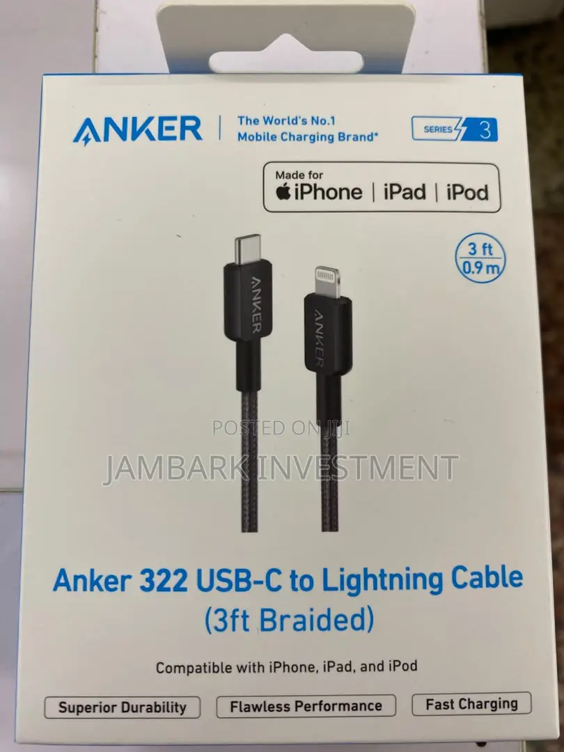 Anker 322 USB-C to Lightning Cable