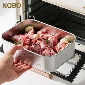 By 3 Stainless Steel Storage Containers