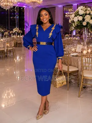 Blue Midi Dress