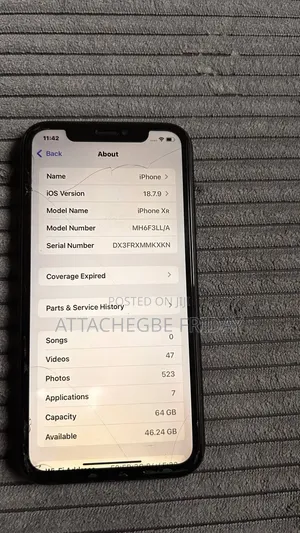 Apple iPhone XR 64 GB Black