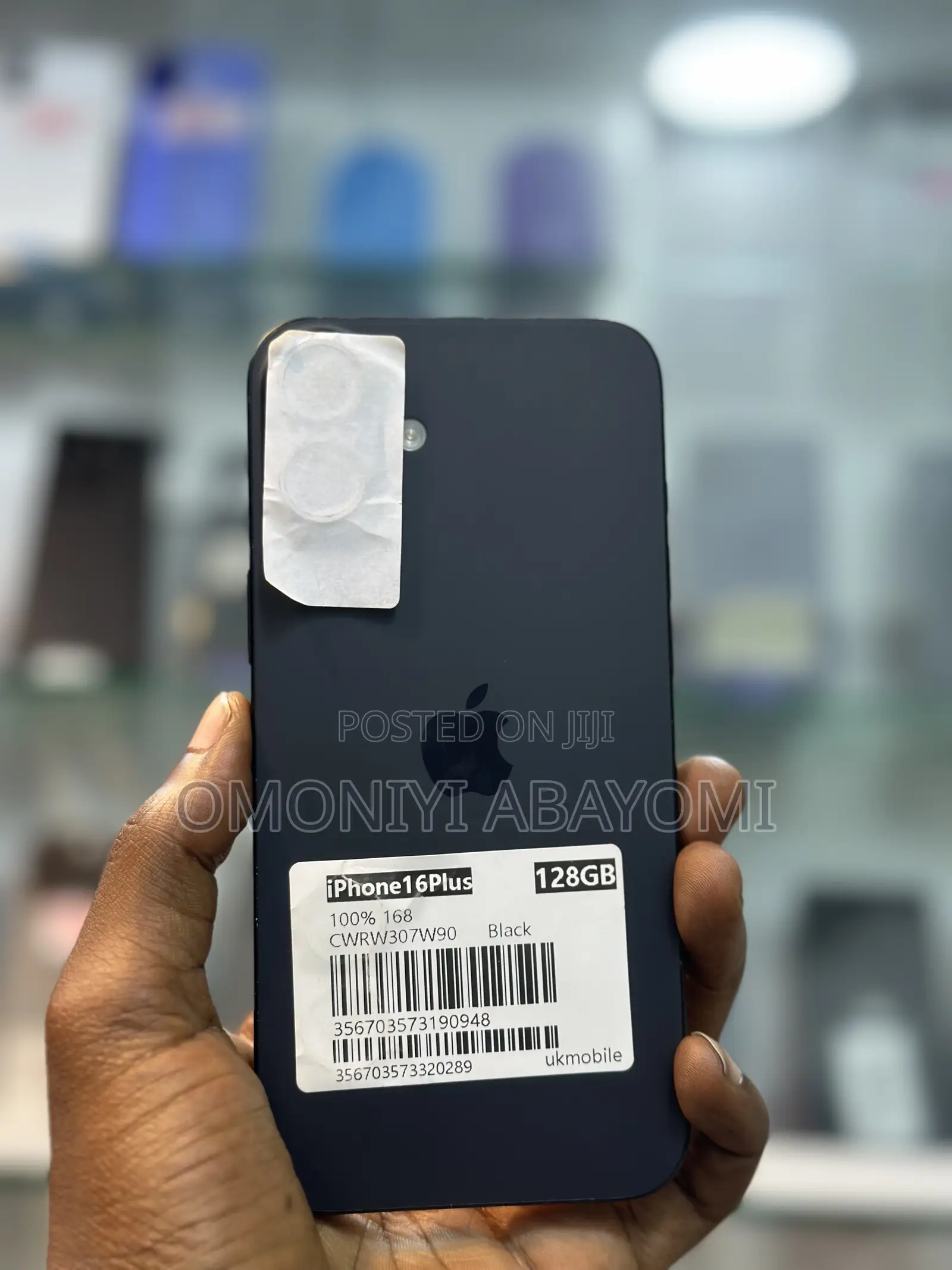 Apple iPhone 16 Plus 128 GB Black