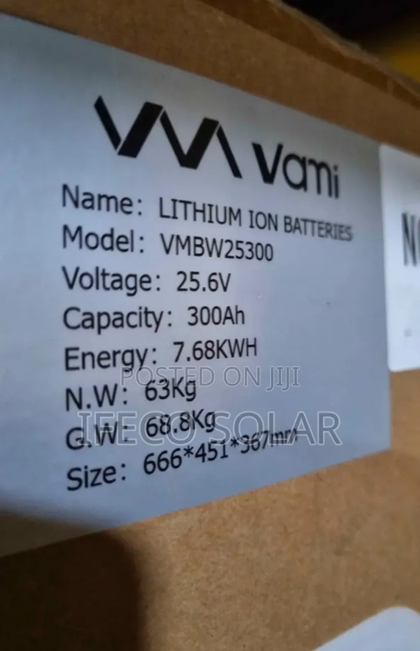 Vami 7.5kwh Lithium Battery
