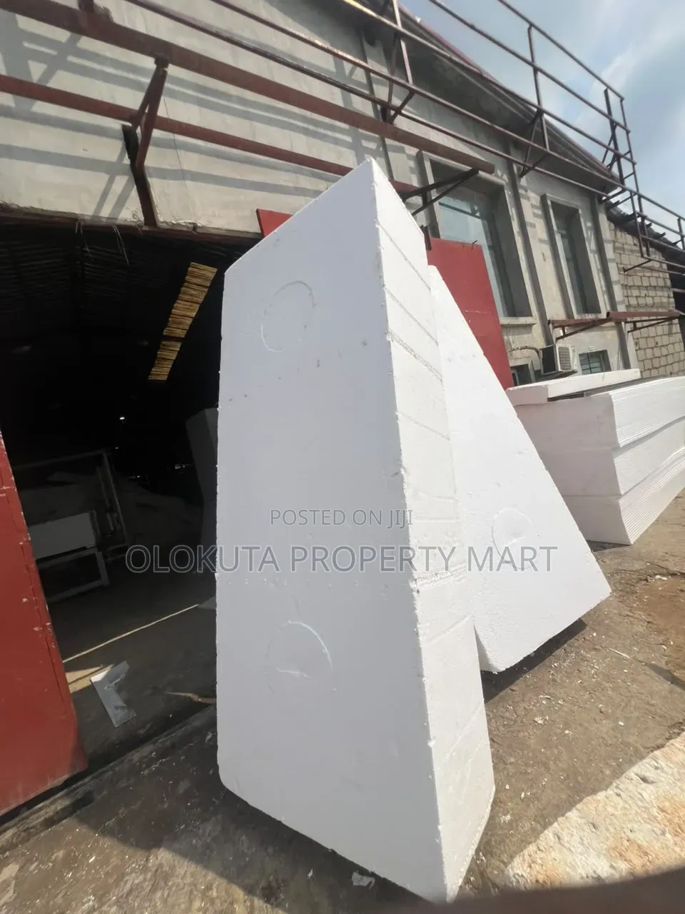 Polystyrene Board and Parapet and Slab