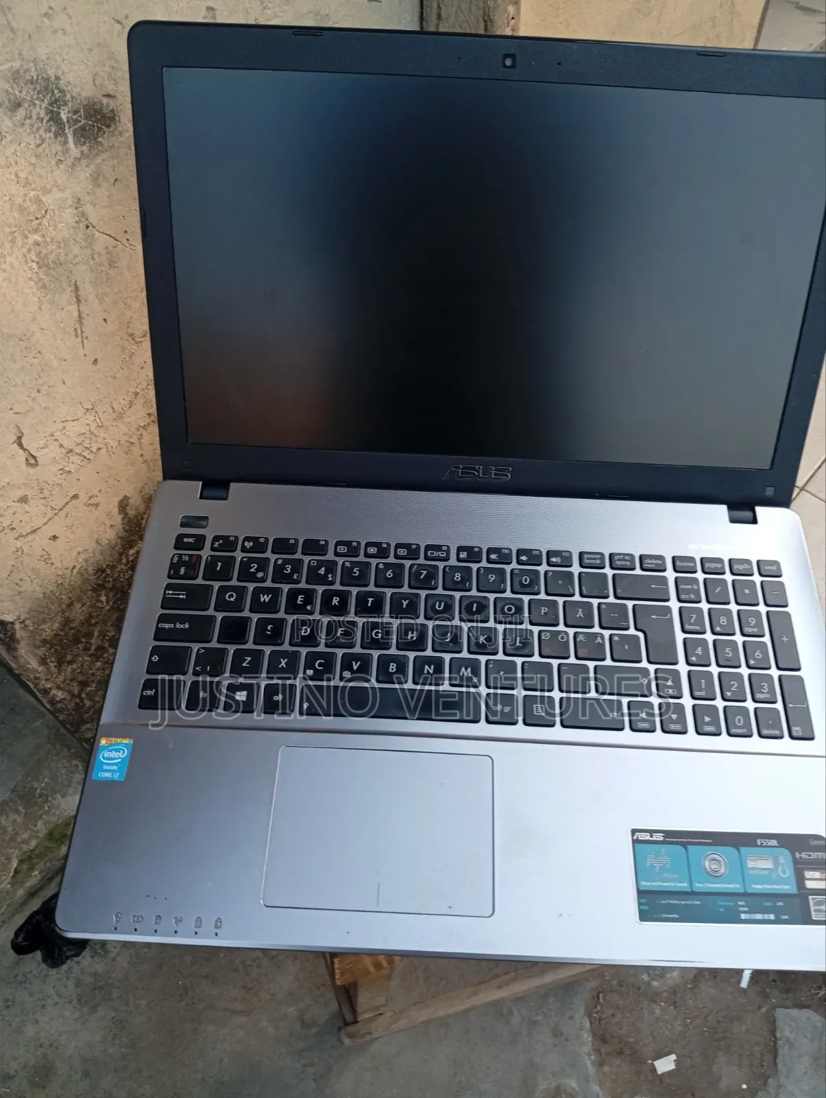Laptop Asus F550CC 8GB Intel Core i7 HDD 500GB
