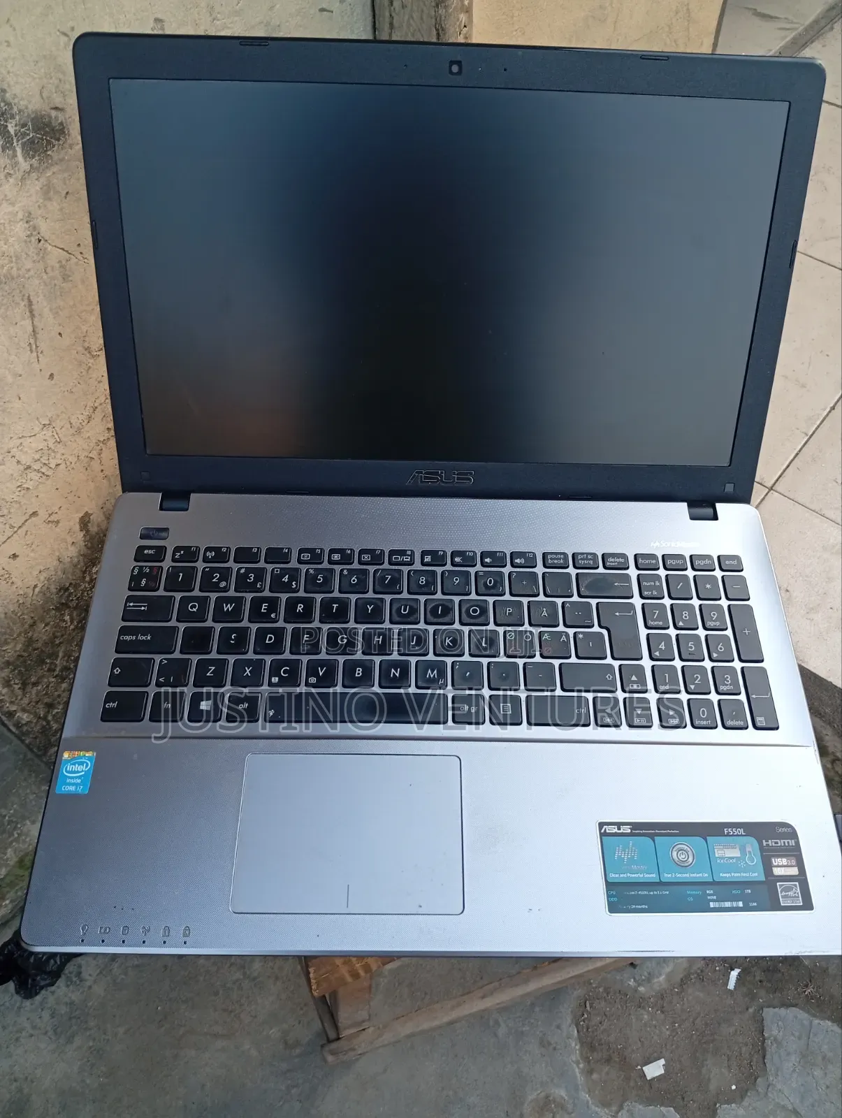 Laptop Asus F550CC 8GB Intel Core i7 HDD 500GB