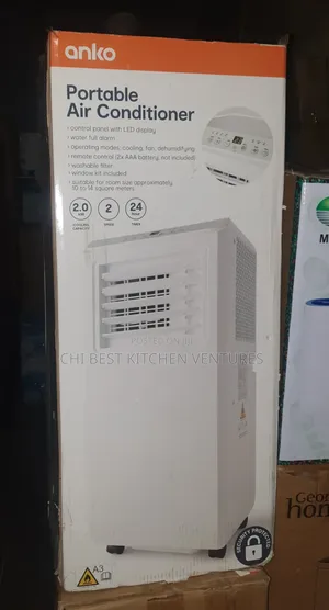 Anko Portable Air Conditioner 2.0 kW Cooling Capacity.
