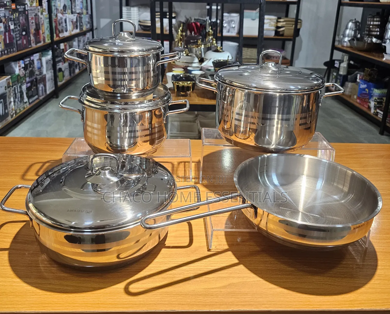 High-Quality 18/10 Stainless Steel Cookware Set