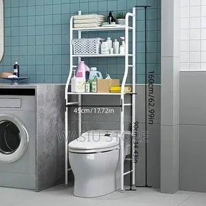 3-Tier Over-the-Toilet Bathroom Storage Rack/Shelf Organizer