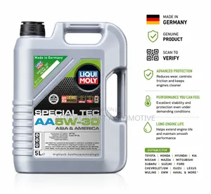 Original LIQUI MOLY Special Tec AA 5w-30 Fully Synthetic Engine Oil
