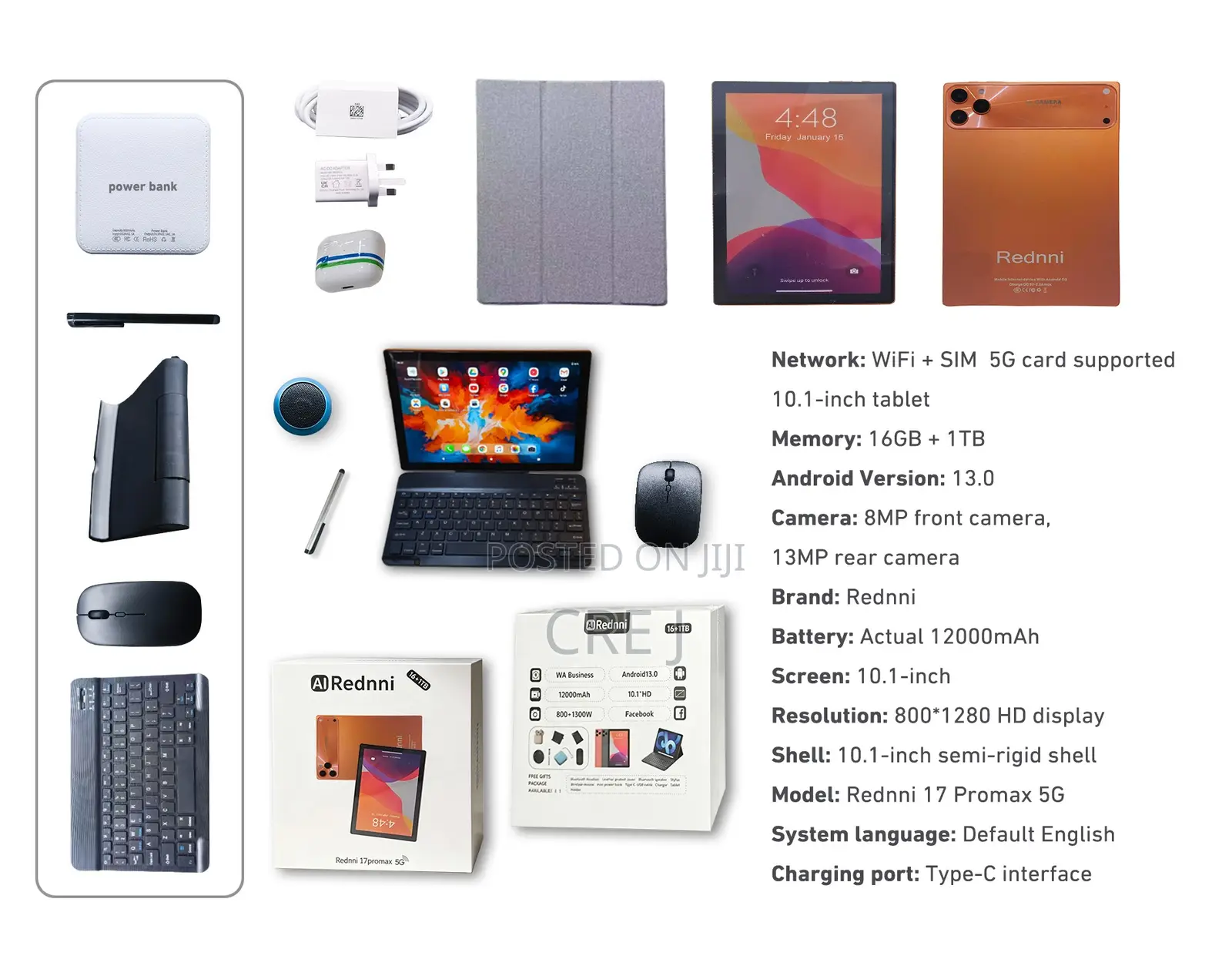 New Tablet 1 TB Orange