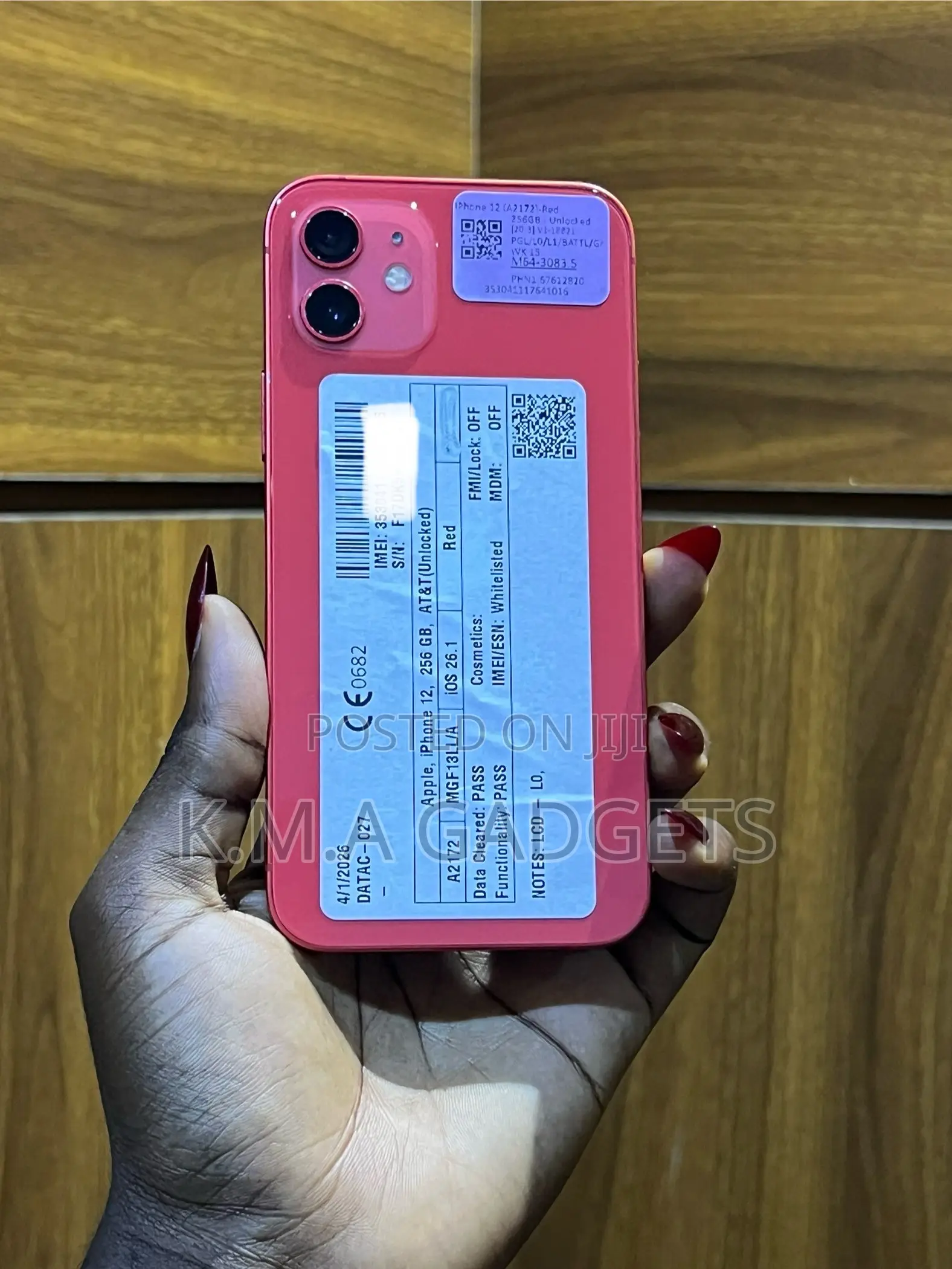 Apple iPhone 12 256 GB Red