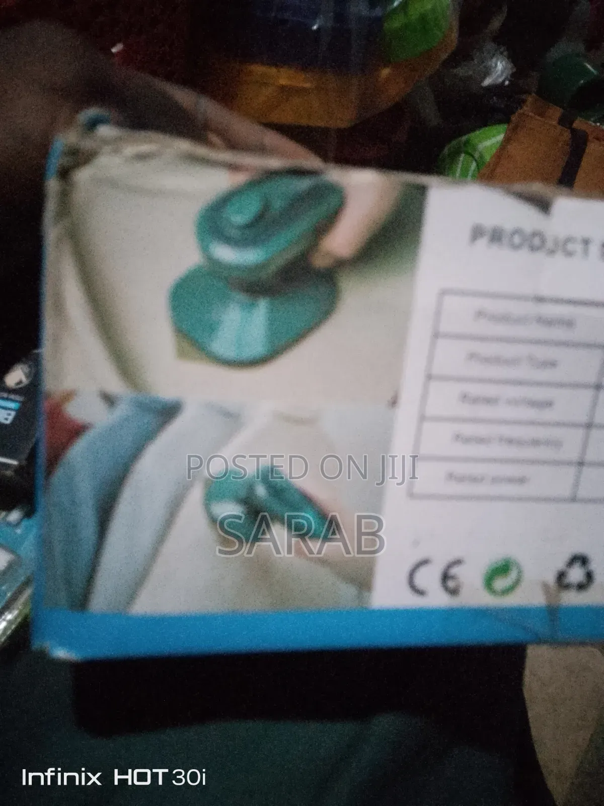 Handheld Garment Steamer (Mini Iron Machine)
