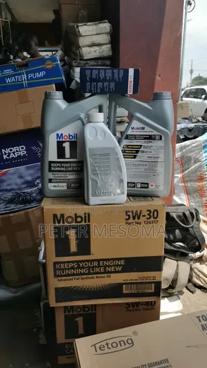 Mobil 1 5w-30 Full Synthetic Oil + Bosch Oil Filter Service Kit 5W30