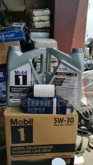 Mobil 1 5w-30 Full Synthetic Oil + Bosch Oil Filter Service Kit 5W30