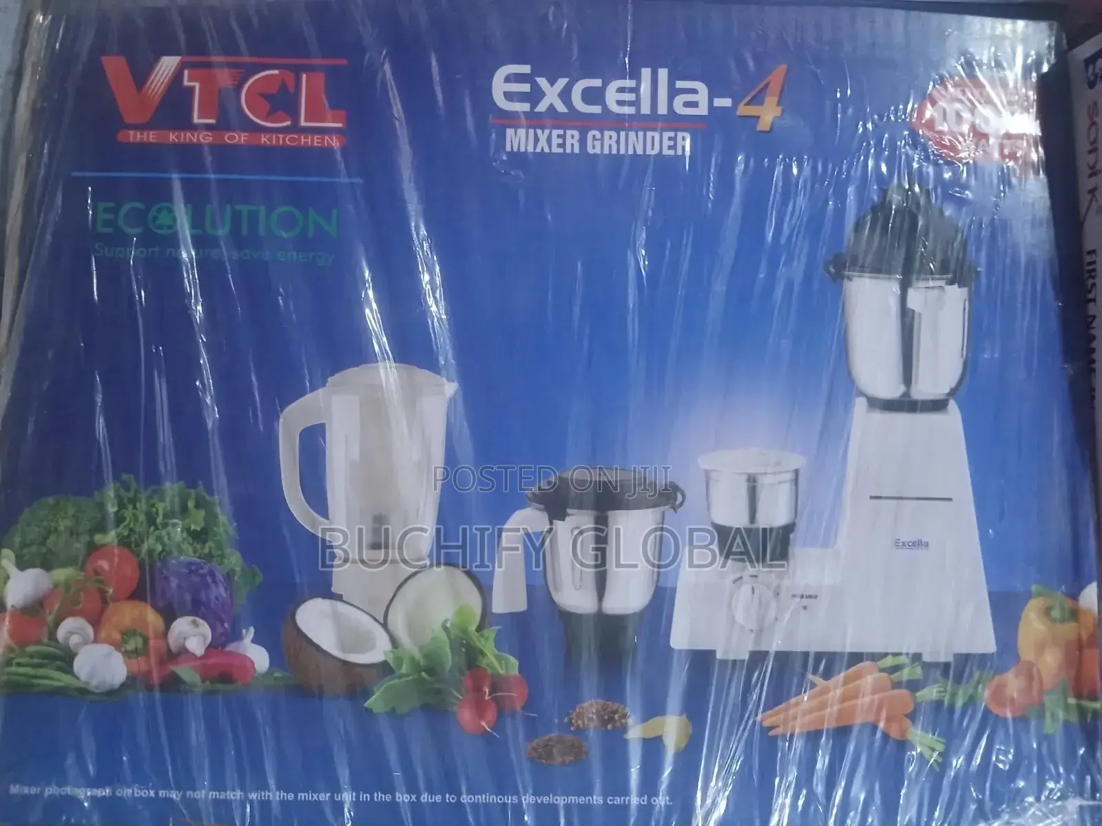VTCL Excella Mixer Grinder 4 Jars
