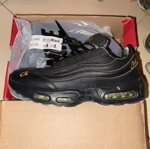 Nike Corteiz Black With Yellow Color Way Sneaker