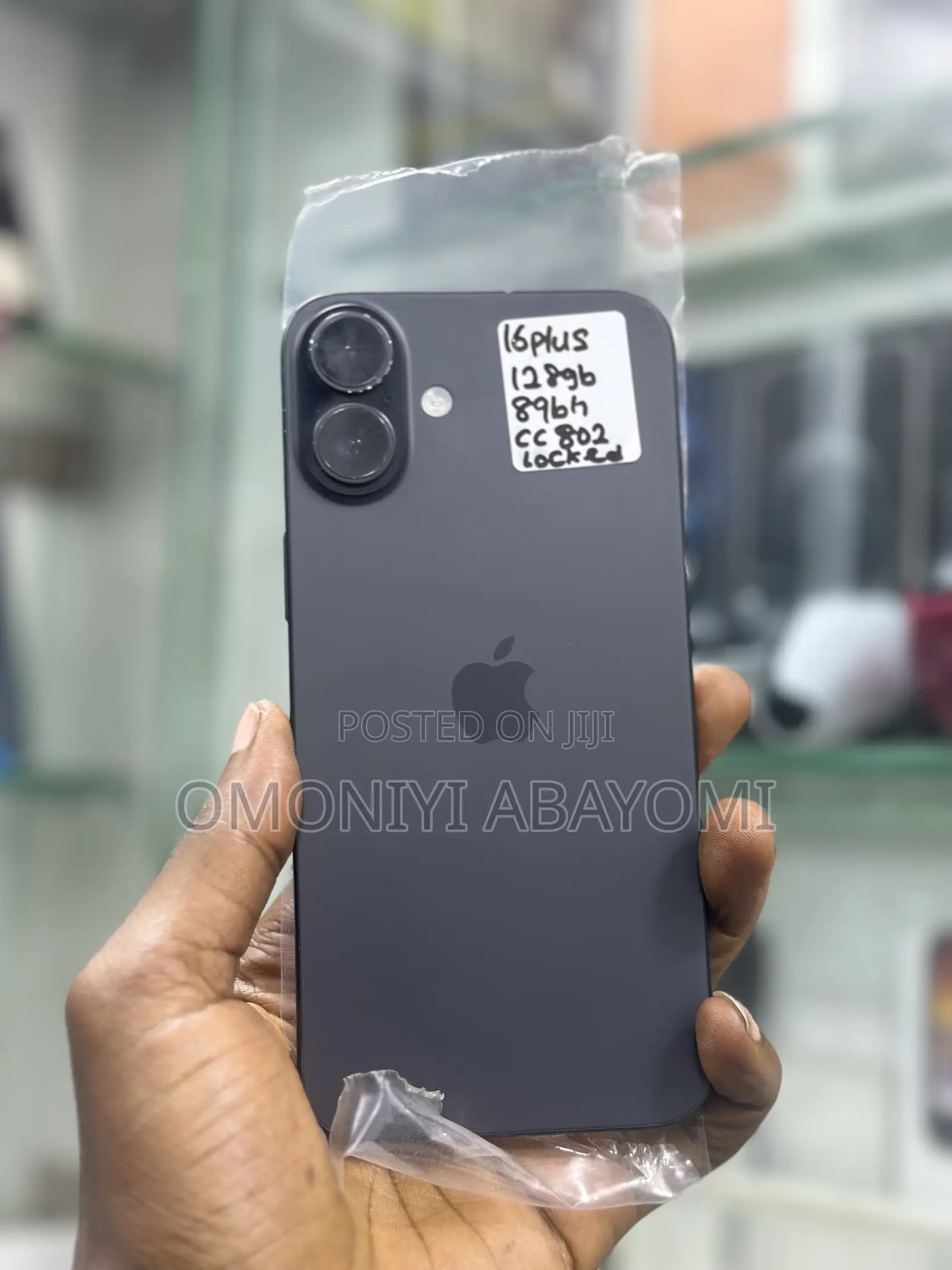 Apple iPhone 16 Plus 128 GB Black