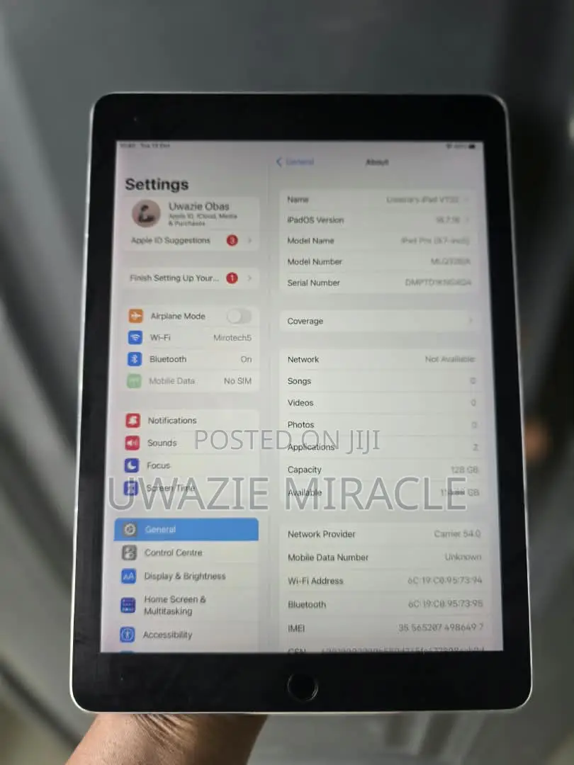 Apple iPad Pro 9.7 (2016) 128 GB Gray