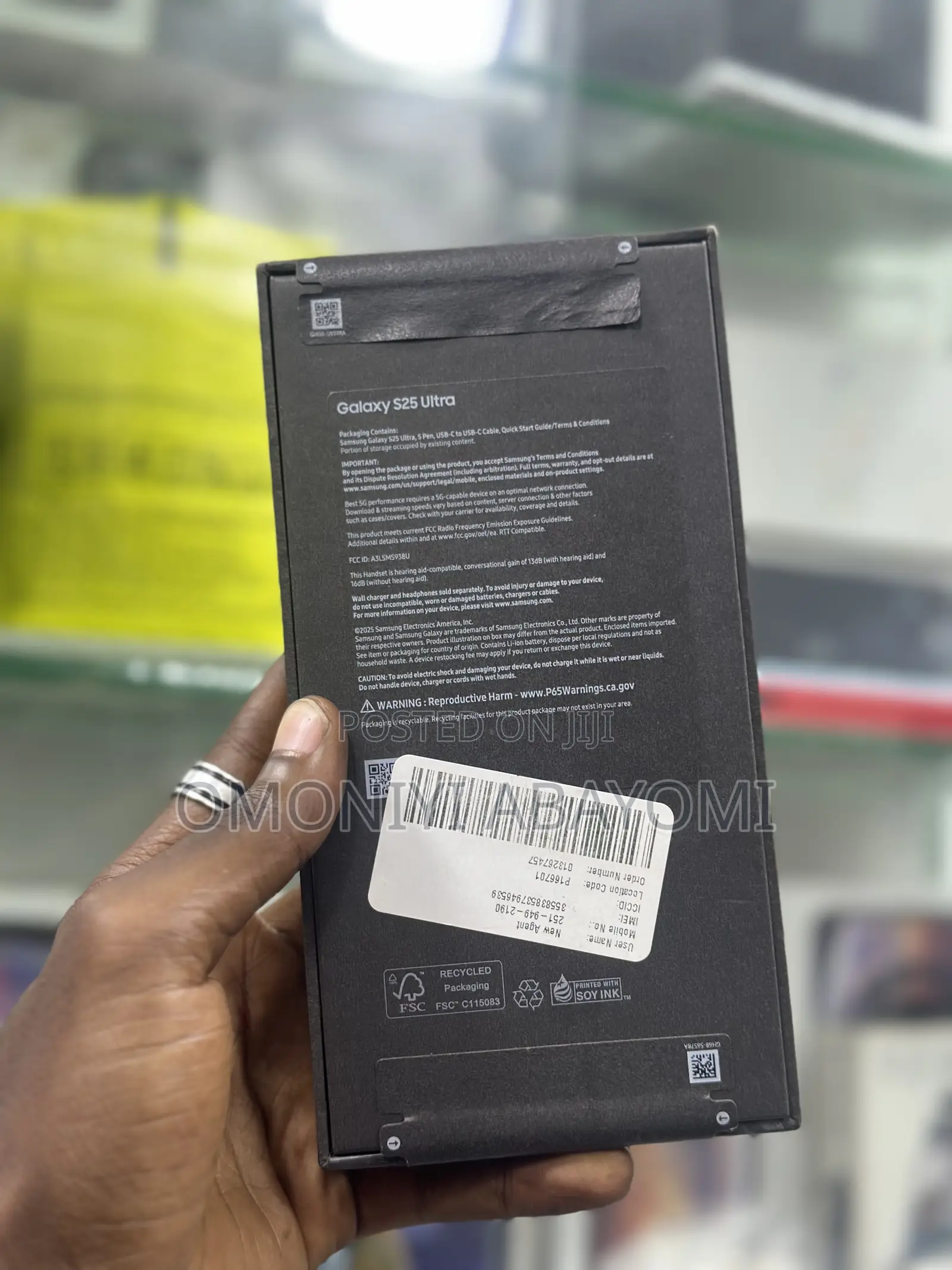 New Samsung Galaxy S25 Ultra 256 GB Silver
