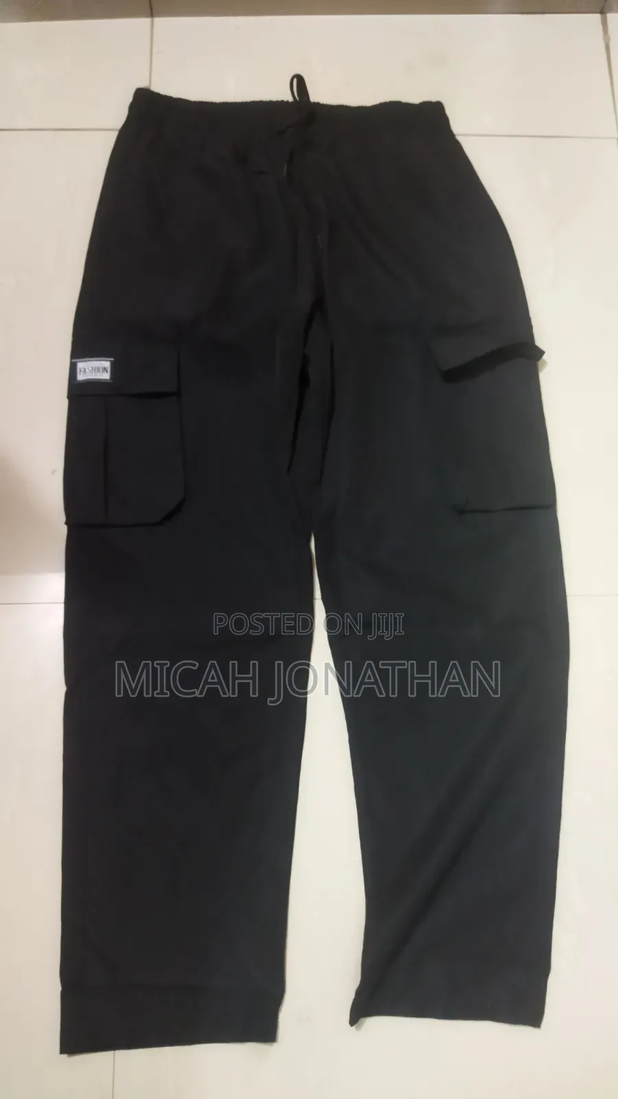New Black Combat Joggers XL Size