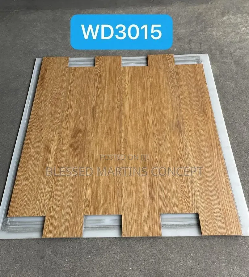 15*90cm Vynil Laminated Wooden Flooring 2mm Thickness