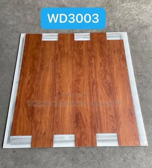 15*90cm Laminated PVC Wooden Flooring 2mm Thickness
