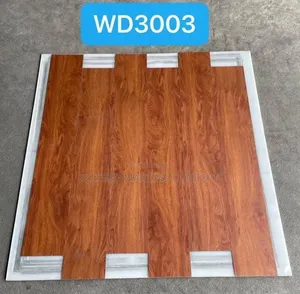15*90cm Laminated PVC Wooden Flooring 2mm Thickness