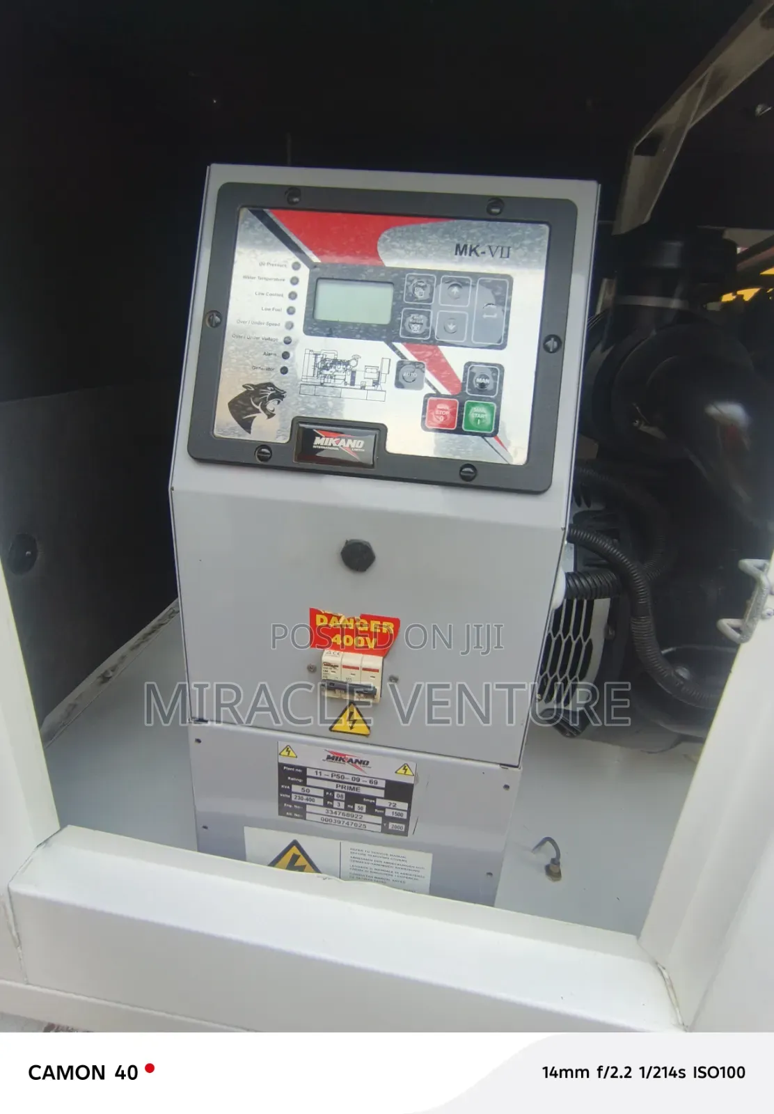 50 Kva Mikmikano Generator