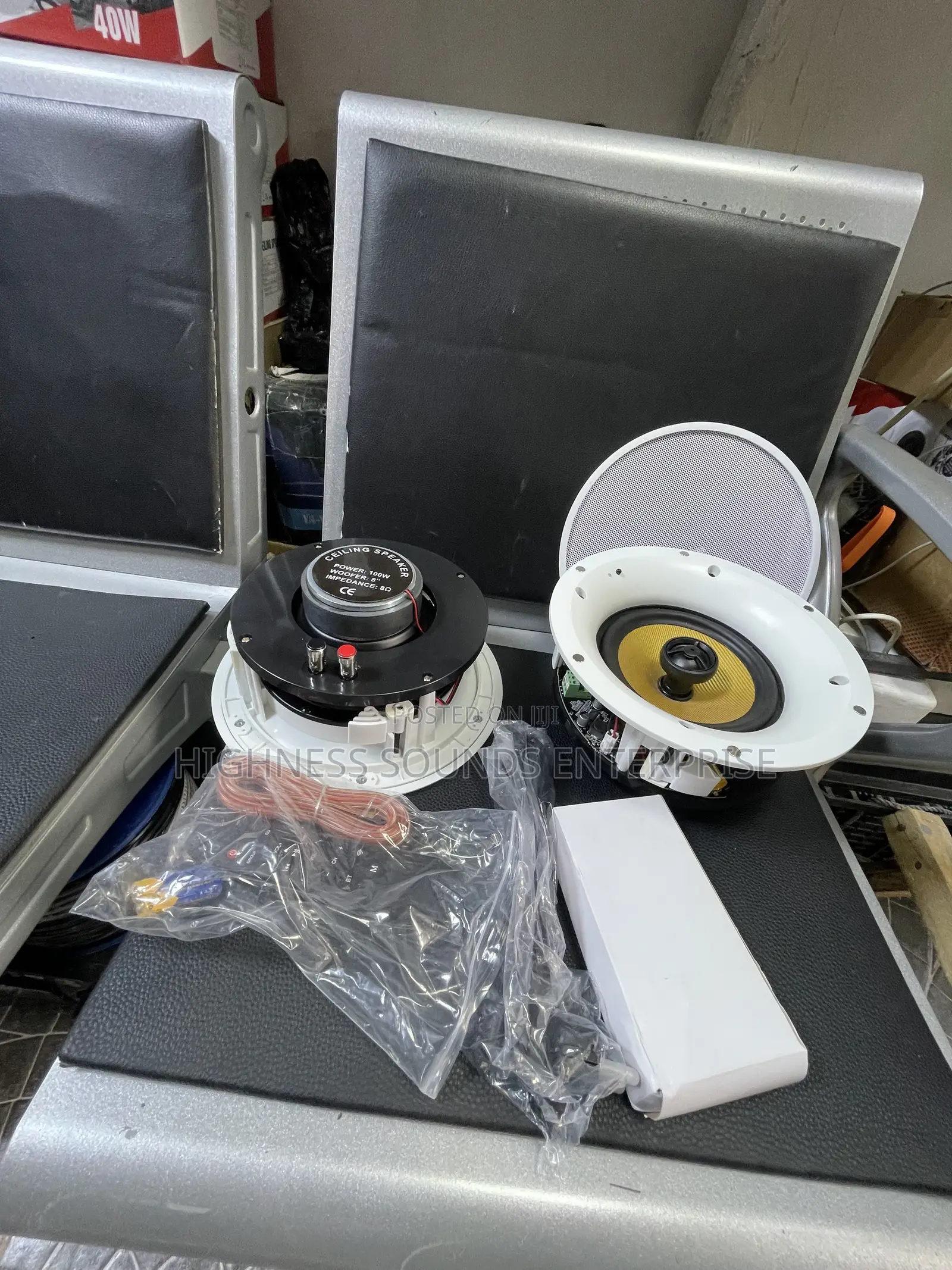 200w 2in1 WiFi and Bluetooth Frameless Ceiling Speaker