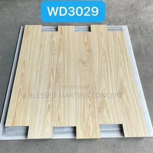 15*90cm Laminated PVC Wooden Flooring 2mm Thickness