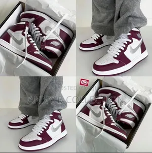 Purple Nike Ankle Sneakers
